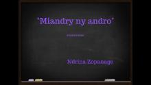 Embedded thumbnail for Miandry ny andro